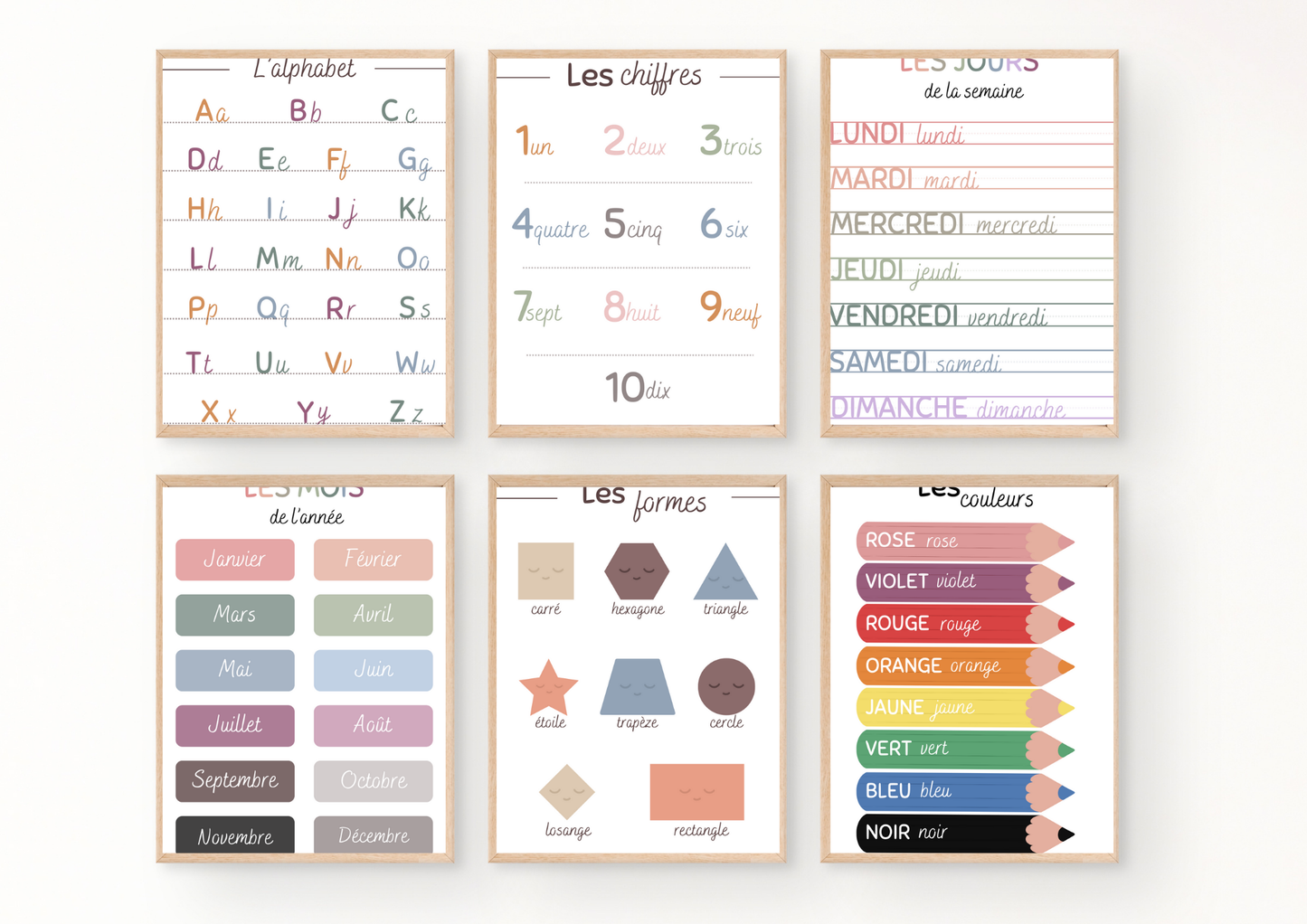 Lot d'Affiches Éducatives PDF à Télécharger